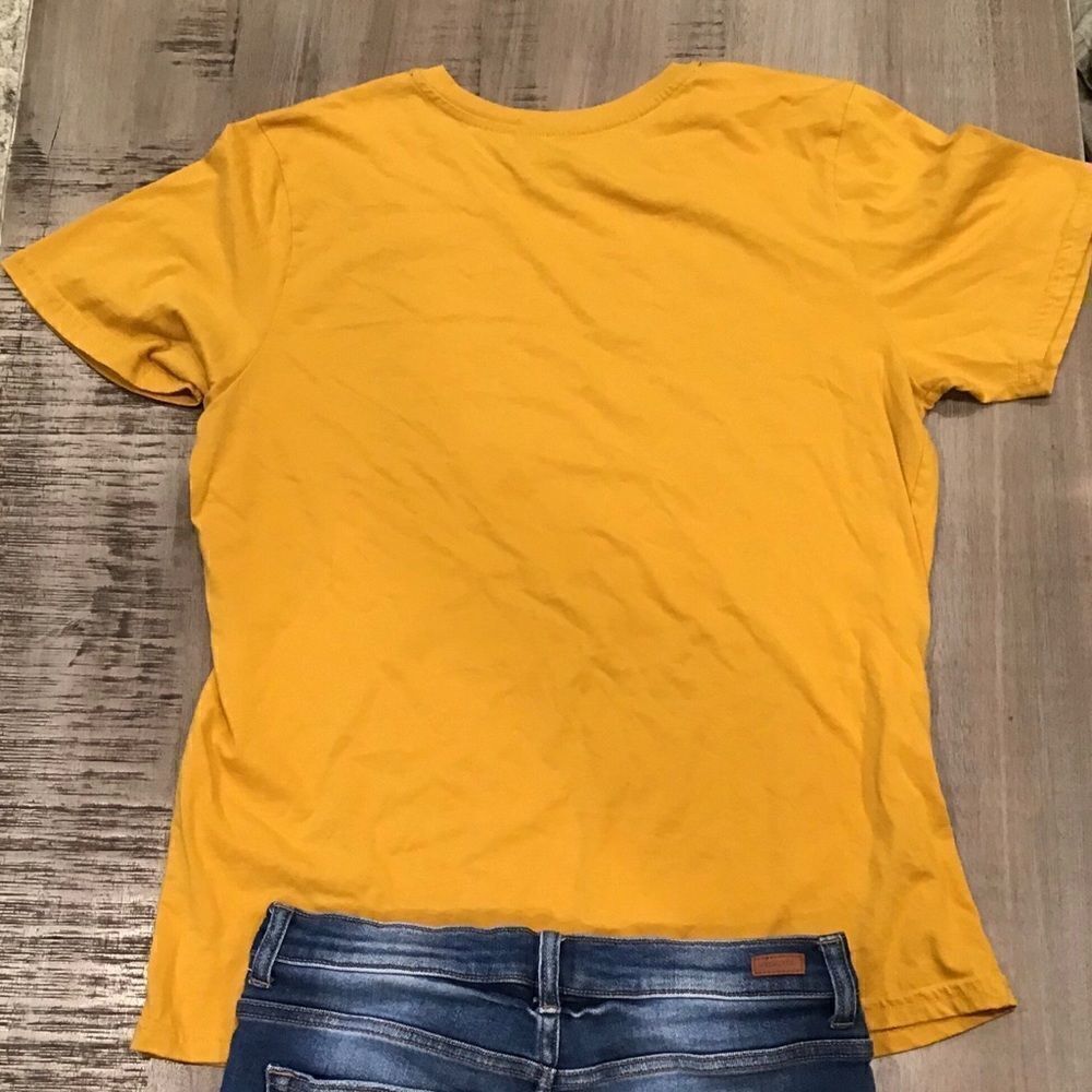 🌺3 FOR $20🌺 - Fifth Sun Soul Mustard T Shirt XL - Picture 3 of 4